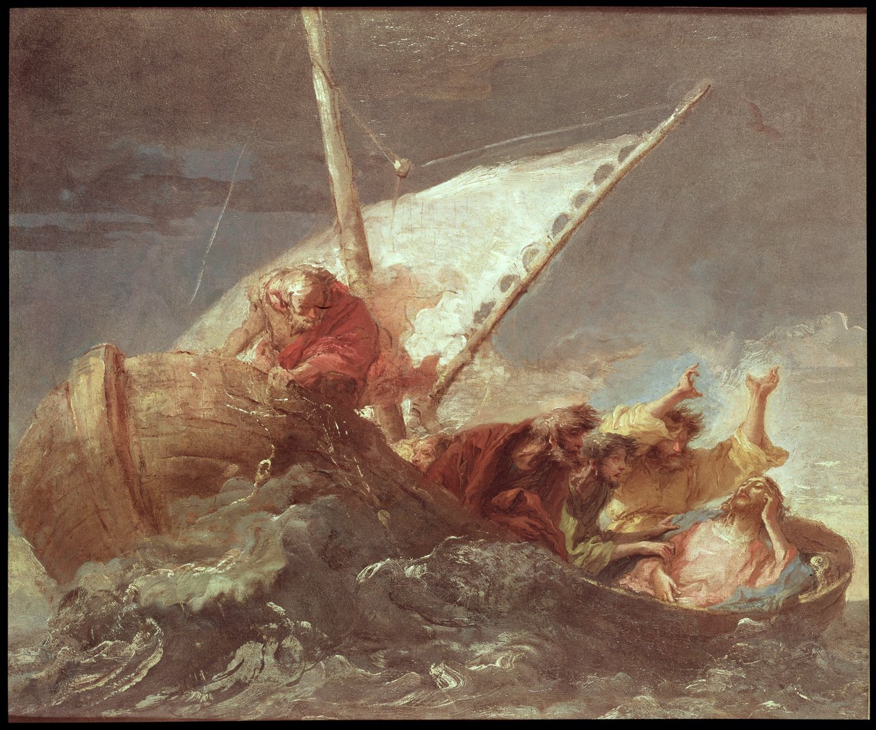 Kristus på Tiberias sjö av Giovanni Domenico Tiepolo