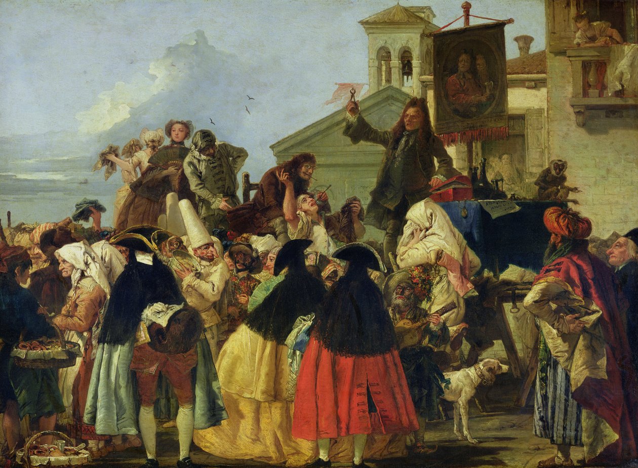 Tandutdragaren, ca 1754 av Giovanni Domenico Tiepolo