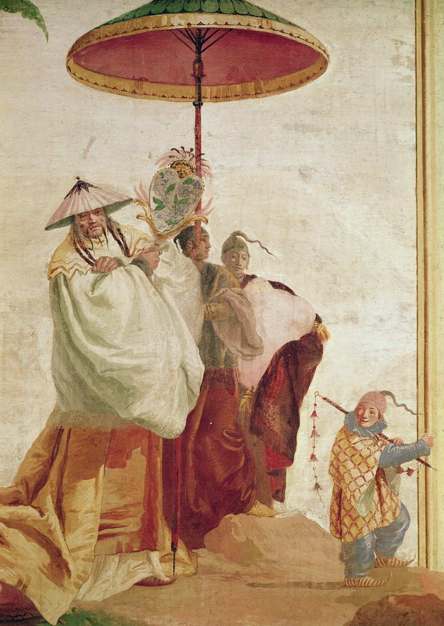 Mandarinens promenad av Giovanni Domenico Tiepolo