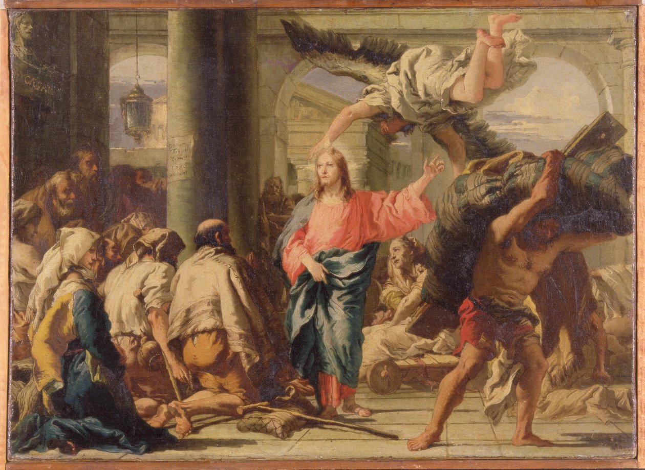 Kristus vid Betesdabäckenet av Giandomenico (1727 1804) Tiepolo