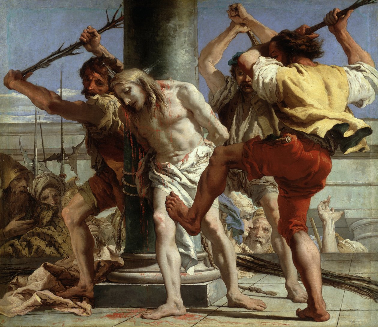 Kristus vid kolonnen, 1772 av Giovanni Domenico Tiepolo