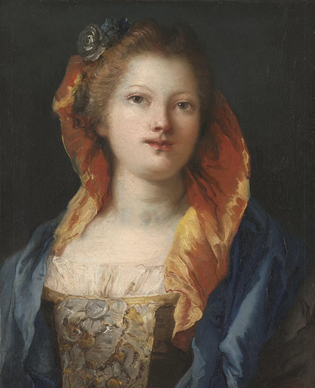 Porträtt av en kvinna, 1762-70 av Giovanni Domenico Tiepolo