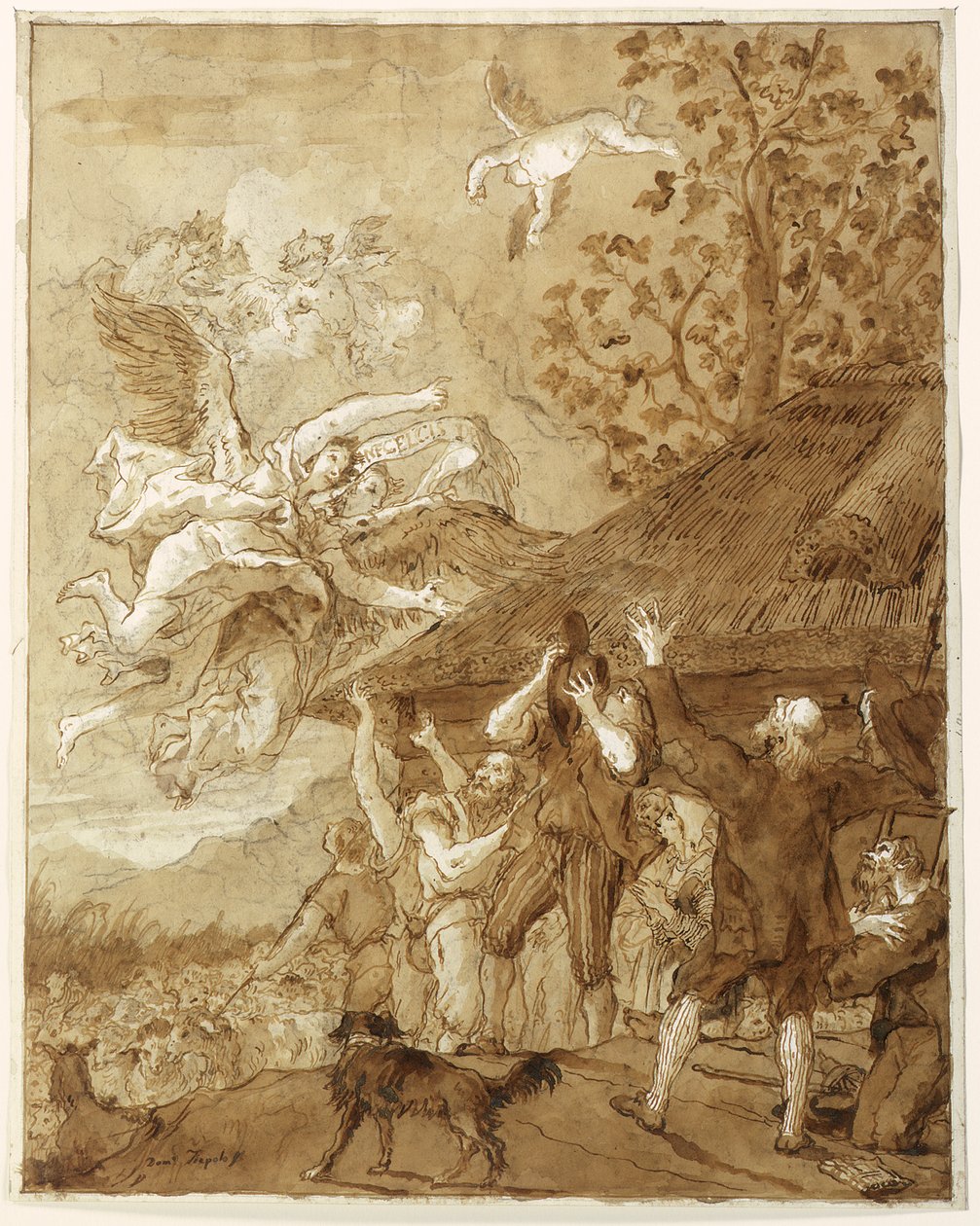 Herdarnas tillkännagivande av Giovanni Domenico Tiepolo