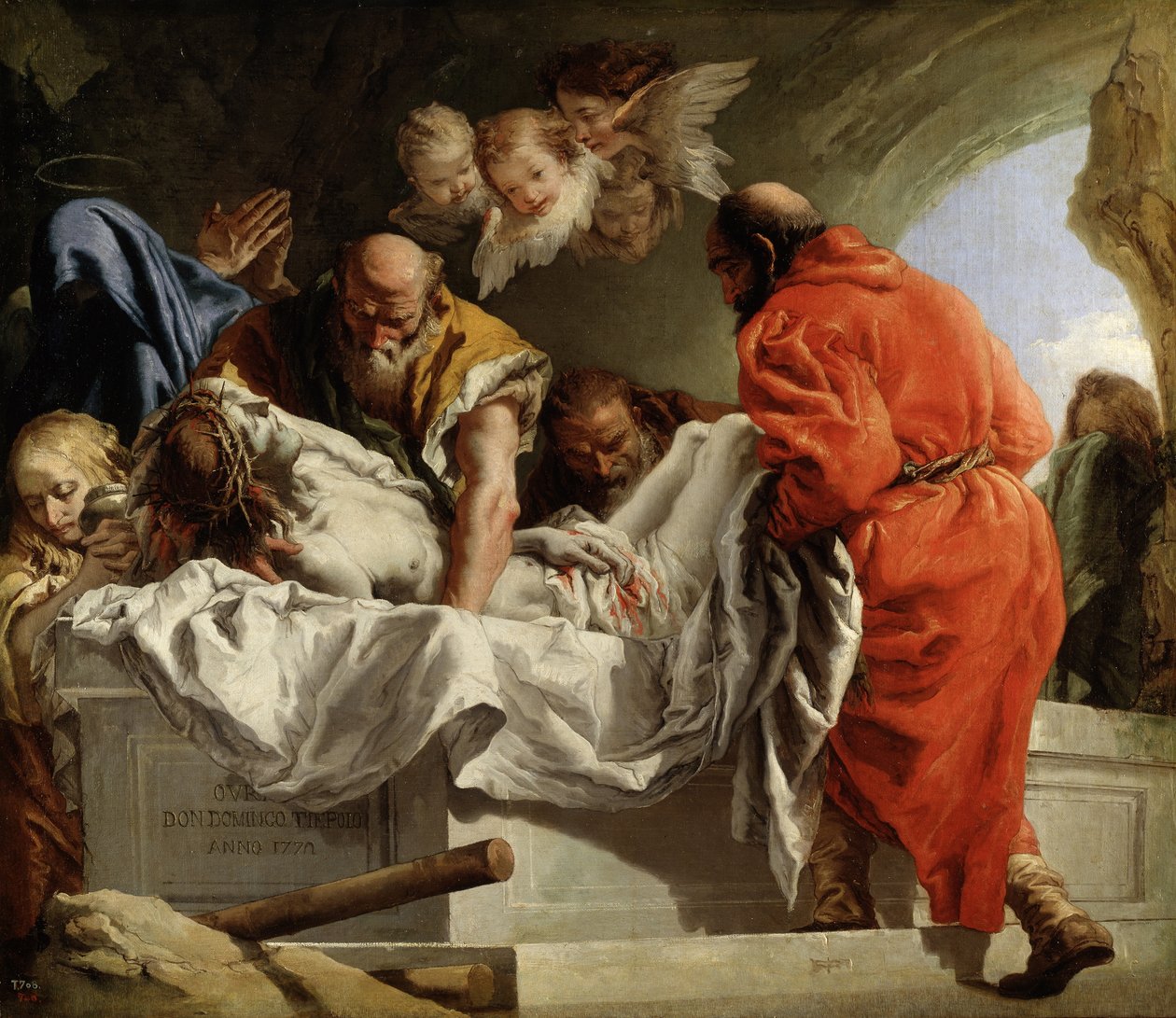 Kristi gravläggning, 1772 av Giovanni Domenico Tiepolo