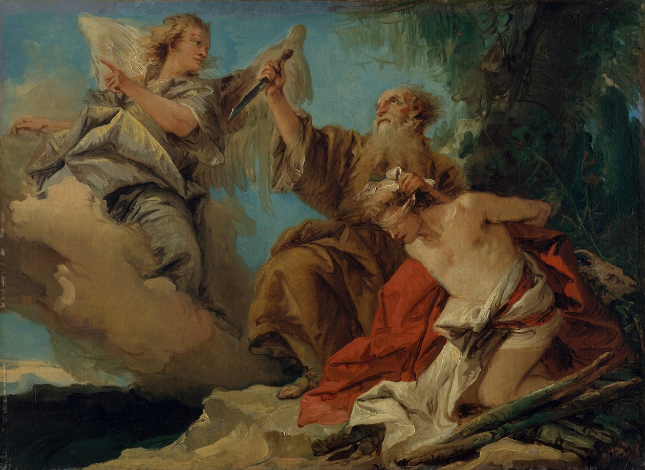 Isaks offer, ca 1750 av Giovanni Domenico Tiepolo
