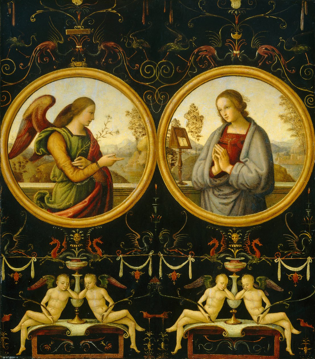Bebådelsen, 15101515 av Giannicola di Paolo