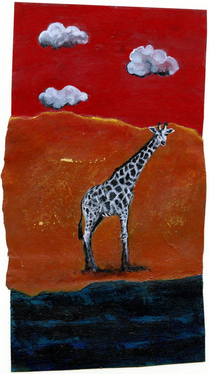 A Good View, 2005, (olja på papper) av Gigi Sudbury