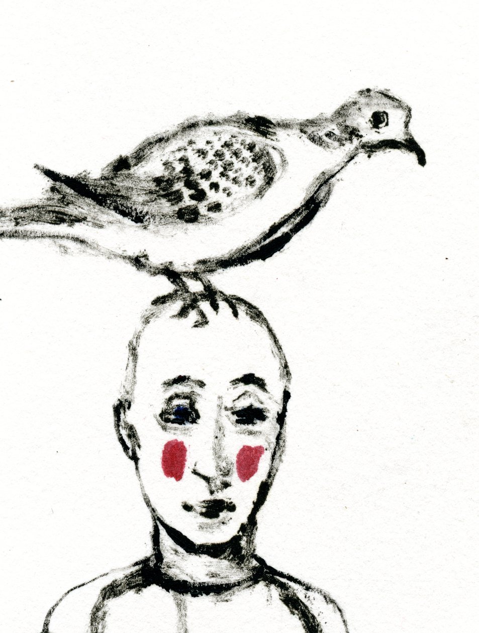 Homecoming, 2017, (olja på papper) av Gigi Sudbury