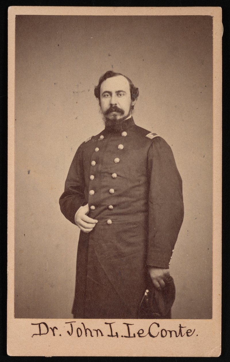 Porträtt av Dr. John Lawrence LeConte 1825-1883, mellan 1862 och 1864. av Gihon and Rixon