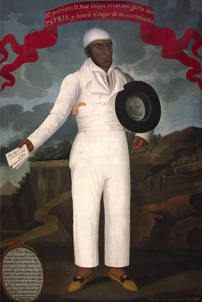 Jose Silverio OLAYA BALANDRA (olja på duk) av Gil de Castro