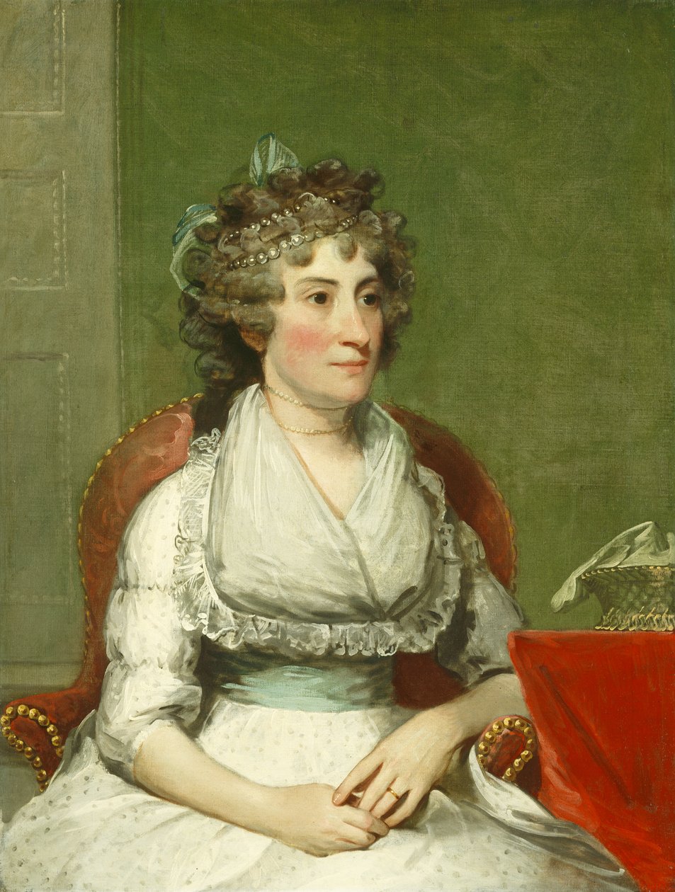 Catherine Yates Pollock (Mrs George Pollock), 1793-4 av Gilbert Stuart