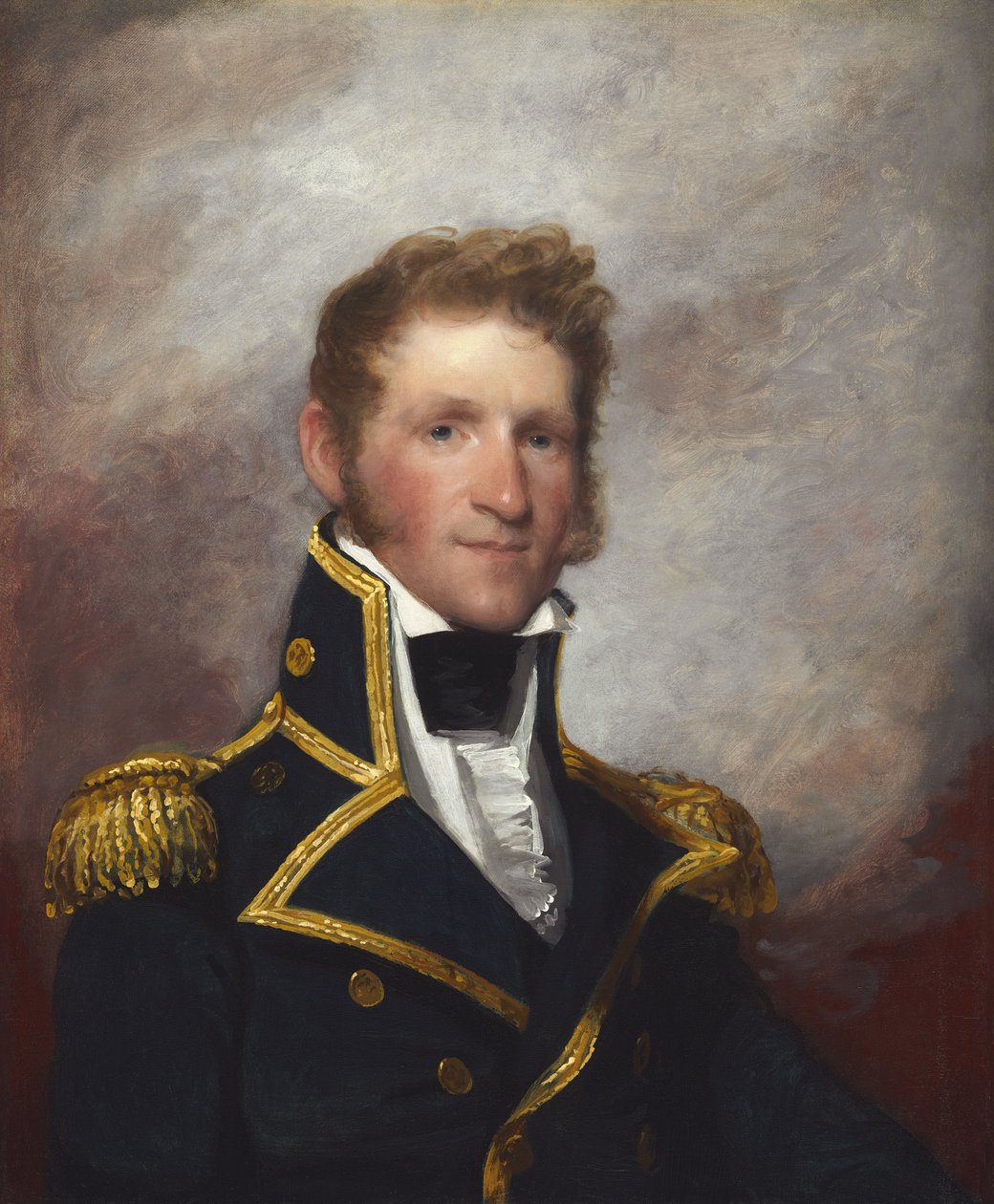 Commodore Thomas Macdonough, ca 1815-8 (olja på trä) av Gilbert Stuart