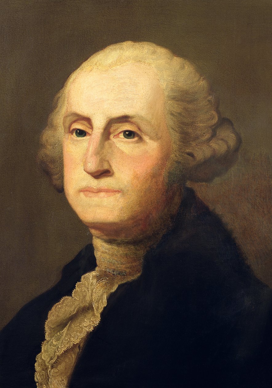 Porträtt av George Washington av Gilbert Stuart