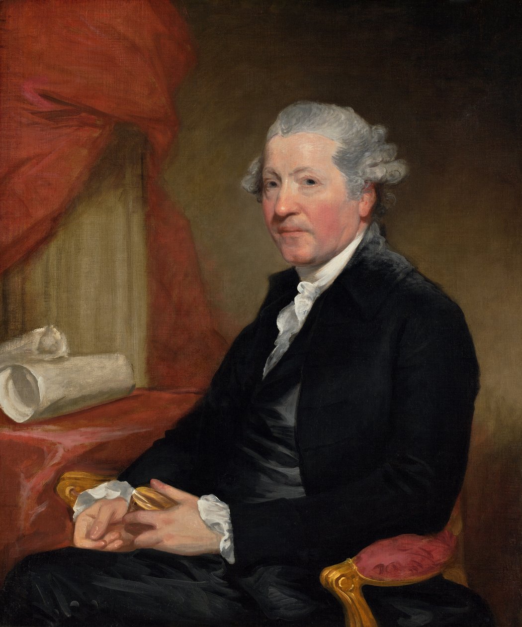 Porträtt av Sir Joshua Reynolds av Gilbert Stuart