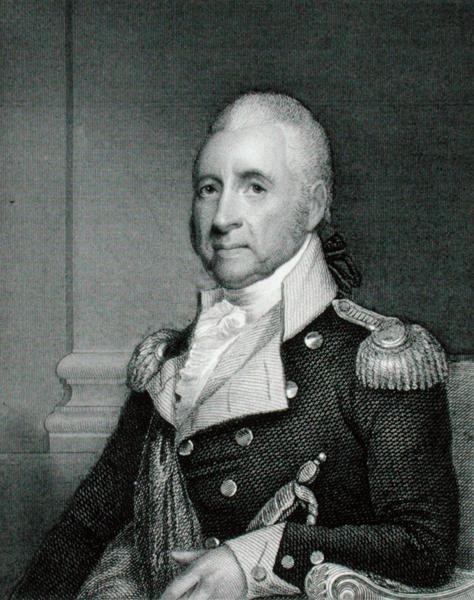 Generalmajor John Brooks (1752-1825) graverad av Asher Brown Durand (1796-1886) efter en kopia av originalet av James Herring (1794-1867) (gravyr) av Gilbert (after) Stuart