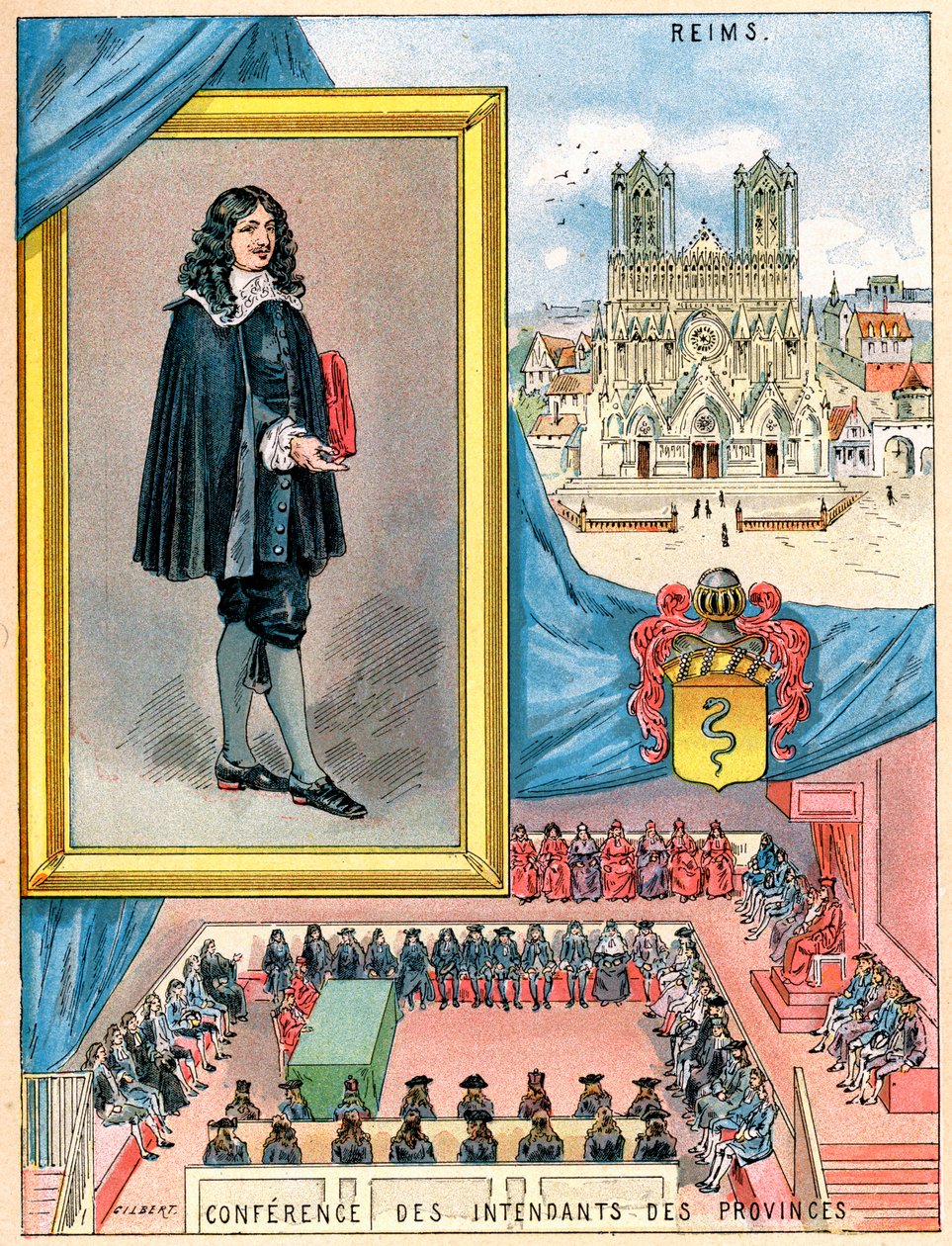 Jean-Baptiste Colbert, fransk finansminister, 1898 av Gilbert