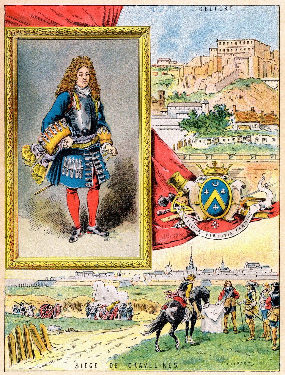 Sebastien le Prestre de Vauban, fransk militäringenjör, 1898 av Gilbert