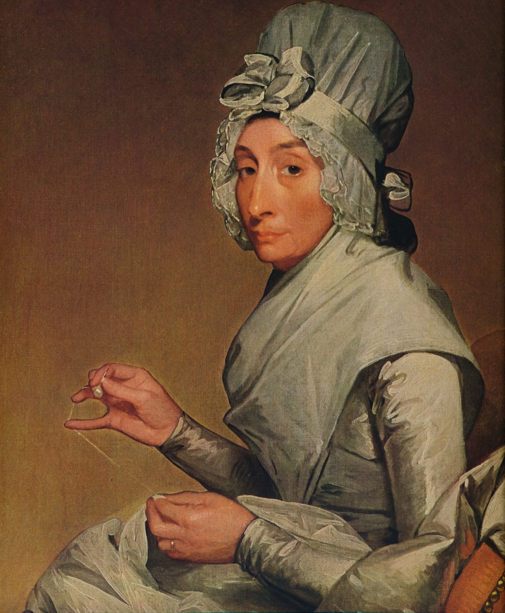"Catherine Brass Yates Mrs. Richard Yates", 1793-1794 av Gilbert Charles Stuart