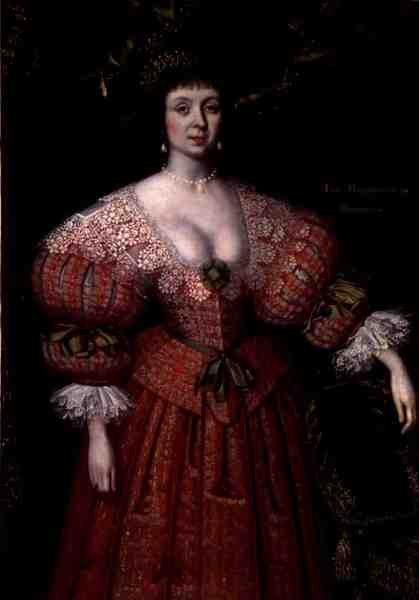 Porträtt av Jane, Marchioness of Winchester (olja på duk) av Gilbert Jackson