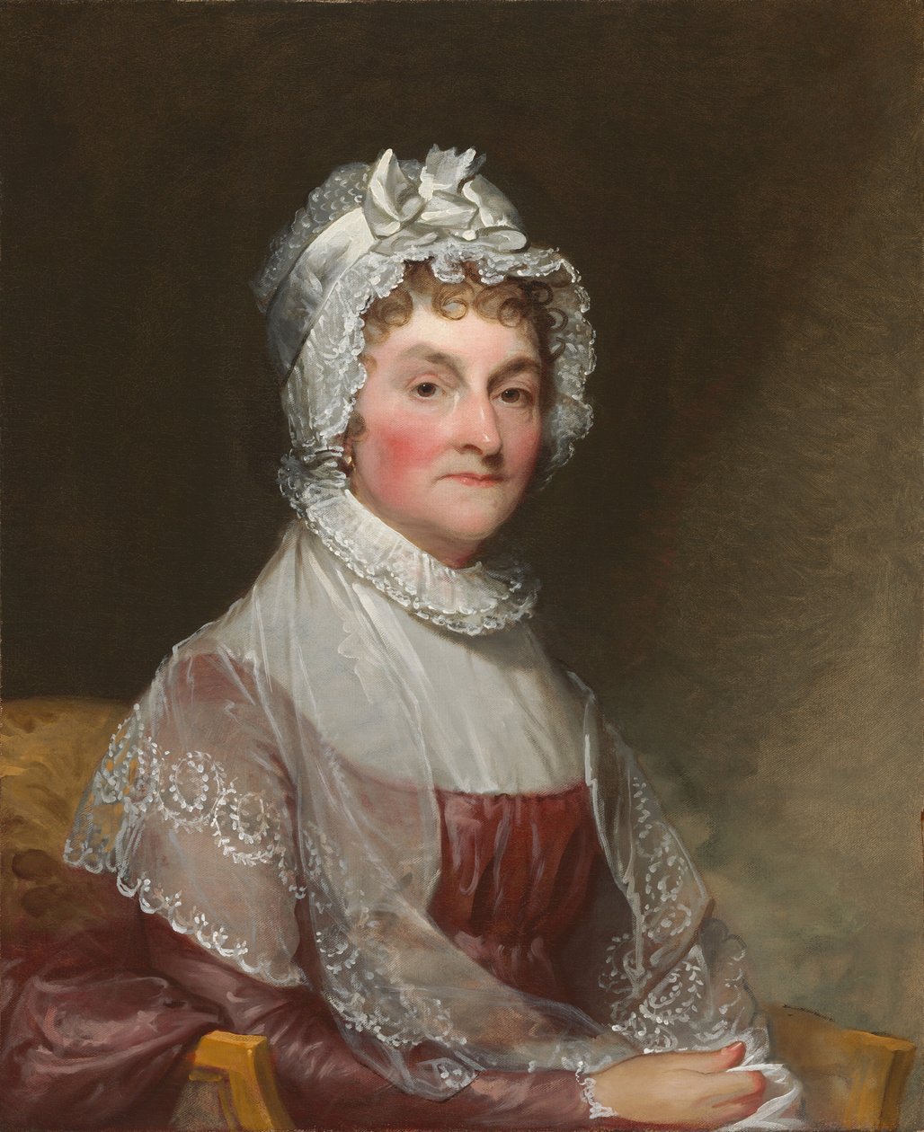 Abigail Smith Adams Mrs. John Adams, 18001815. av Gilbert Stuart