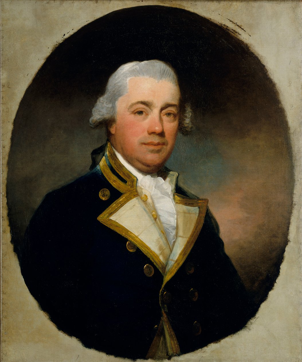 Kapten John Harvey (1740-1794), slutet av 1700-talet (olja på duk) av Gilbert Stuart