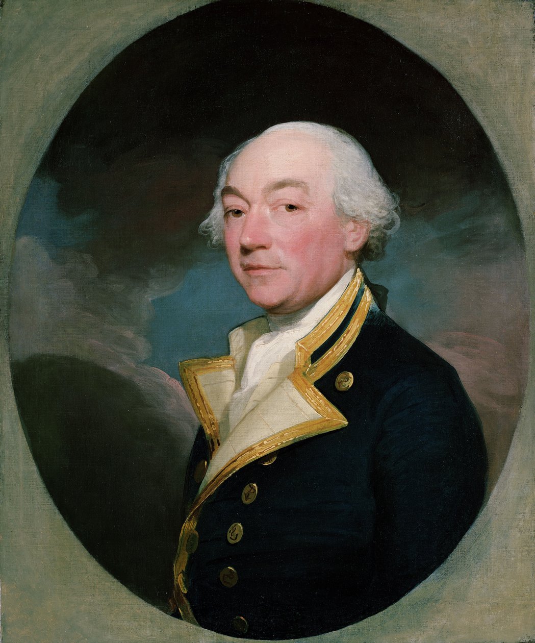 Kapten William Locker (1731-1800), ca 1785 (olja på duk) av Gilbert Stuart