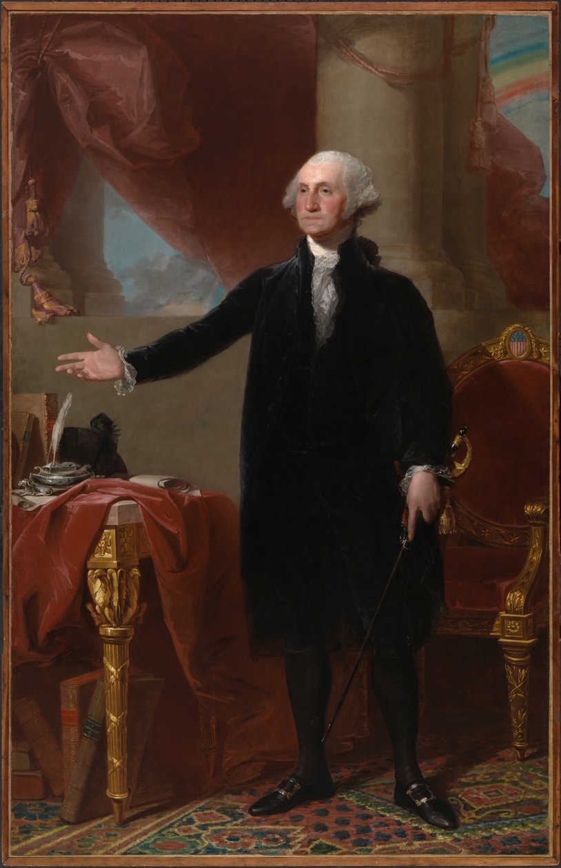 George Washington (1732-1799) av Gilbert Stuart