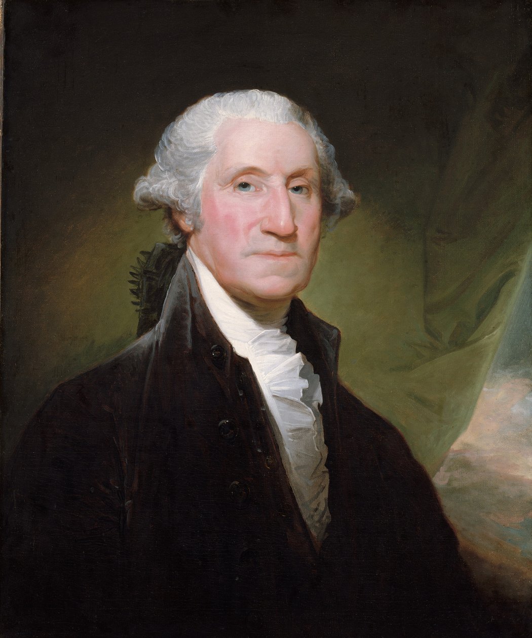 George Washington (1732-99) (olja på duk) av Gilbert Stuart