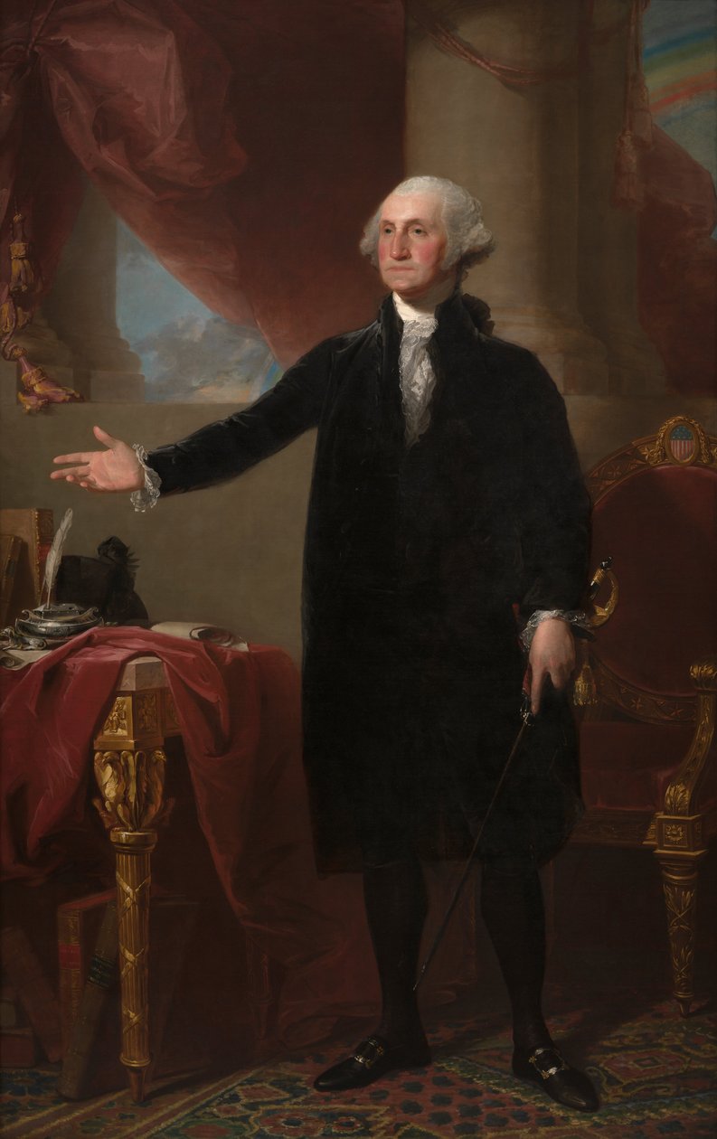 George Washington (Lansdowne-porträtt) av Gilbert Stuart