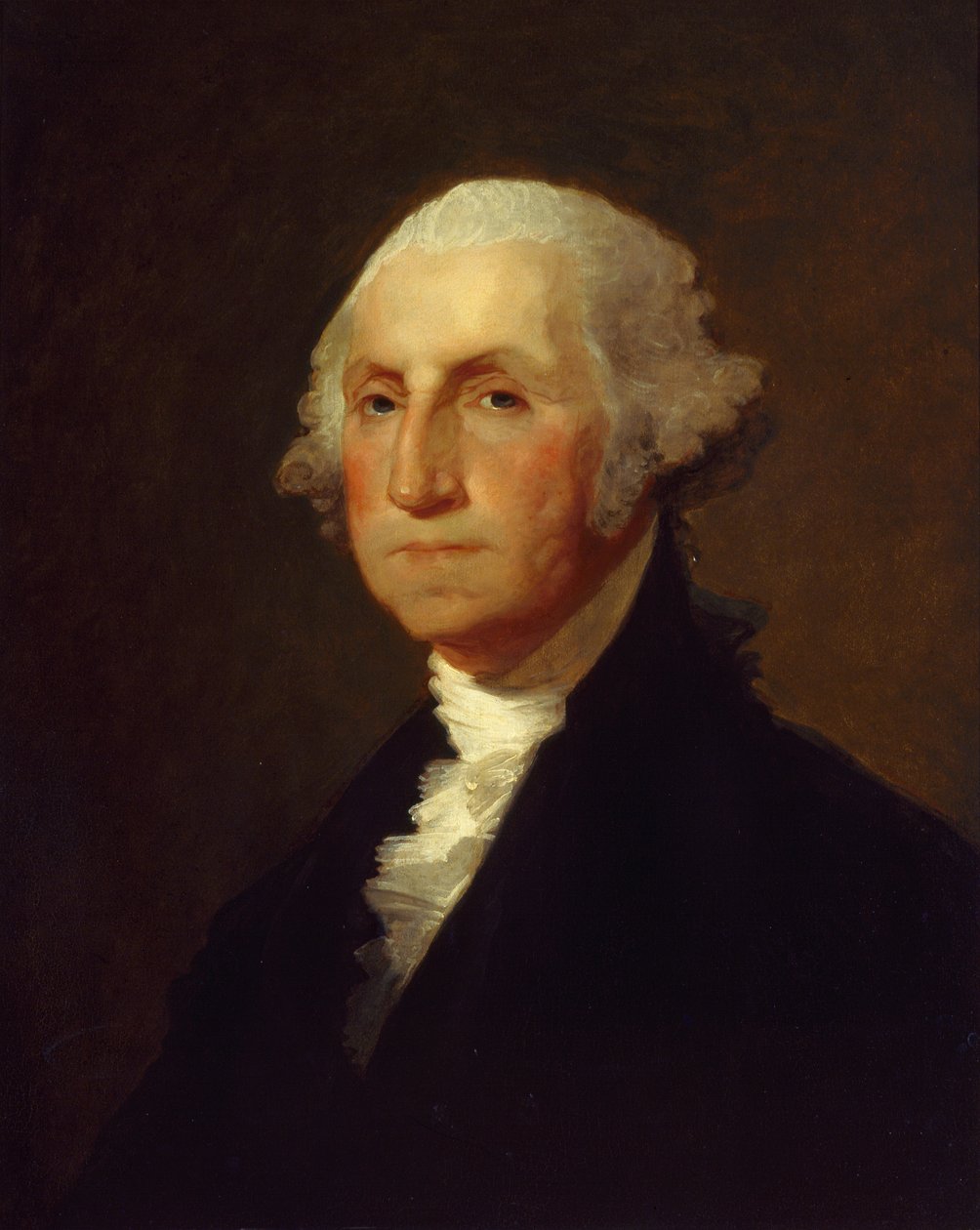 George Washington, ca 1820 (olja på pannå) av Gilbert Stuart
