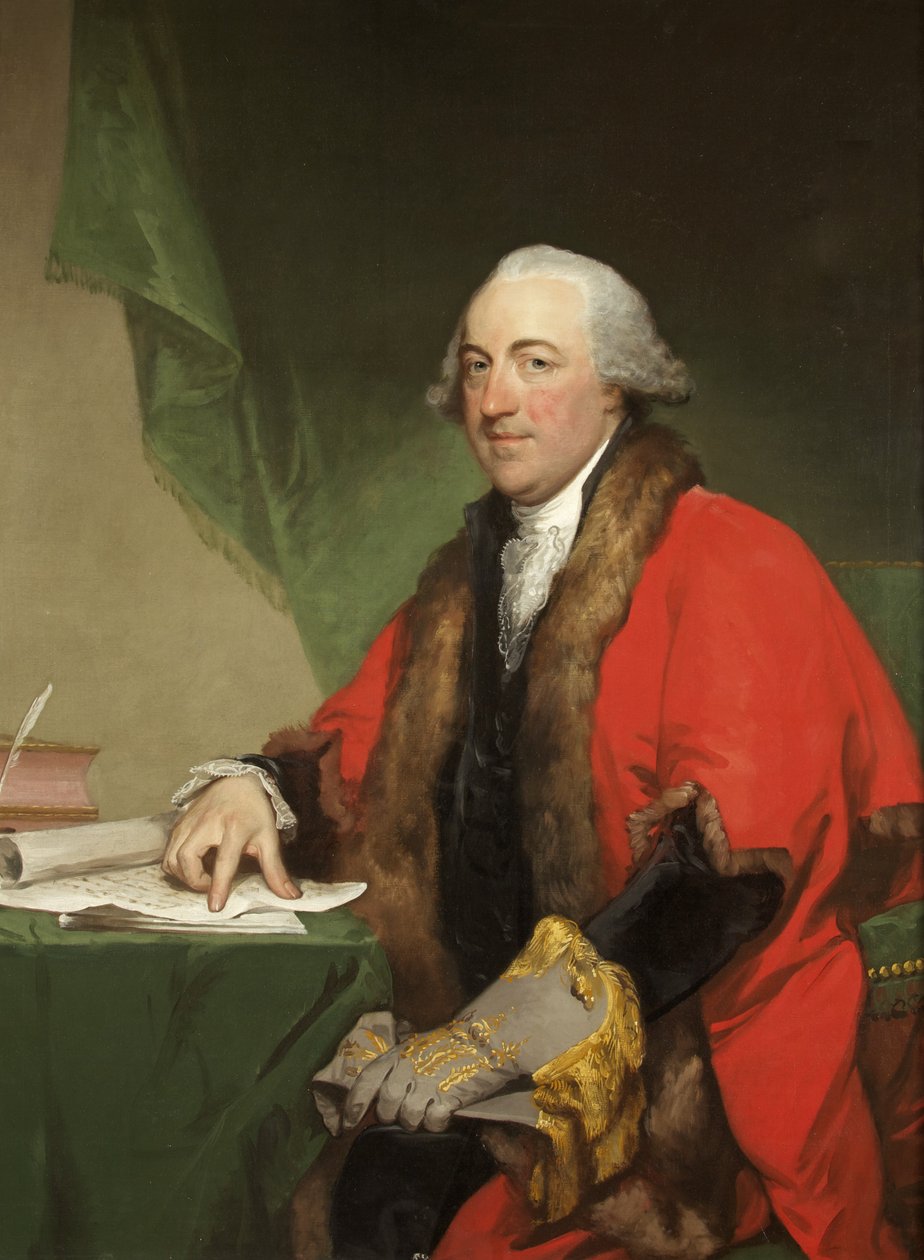 Henry Cruger, fra New York, borgmester i Bristol og mester i The Merchant Venturers Societyswed av Gilbert Stuart