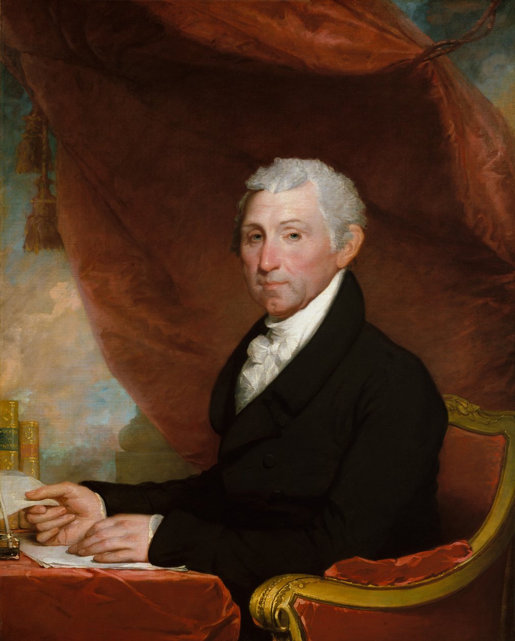 James Monroe, ca 1820-22 (olja på duk) av Gilbert Stuart