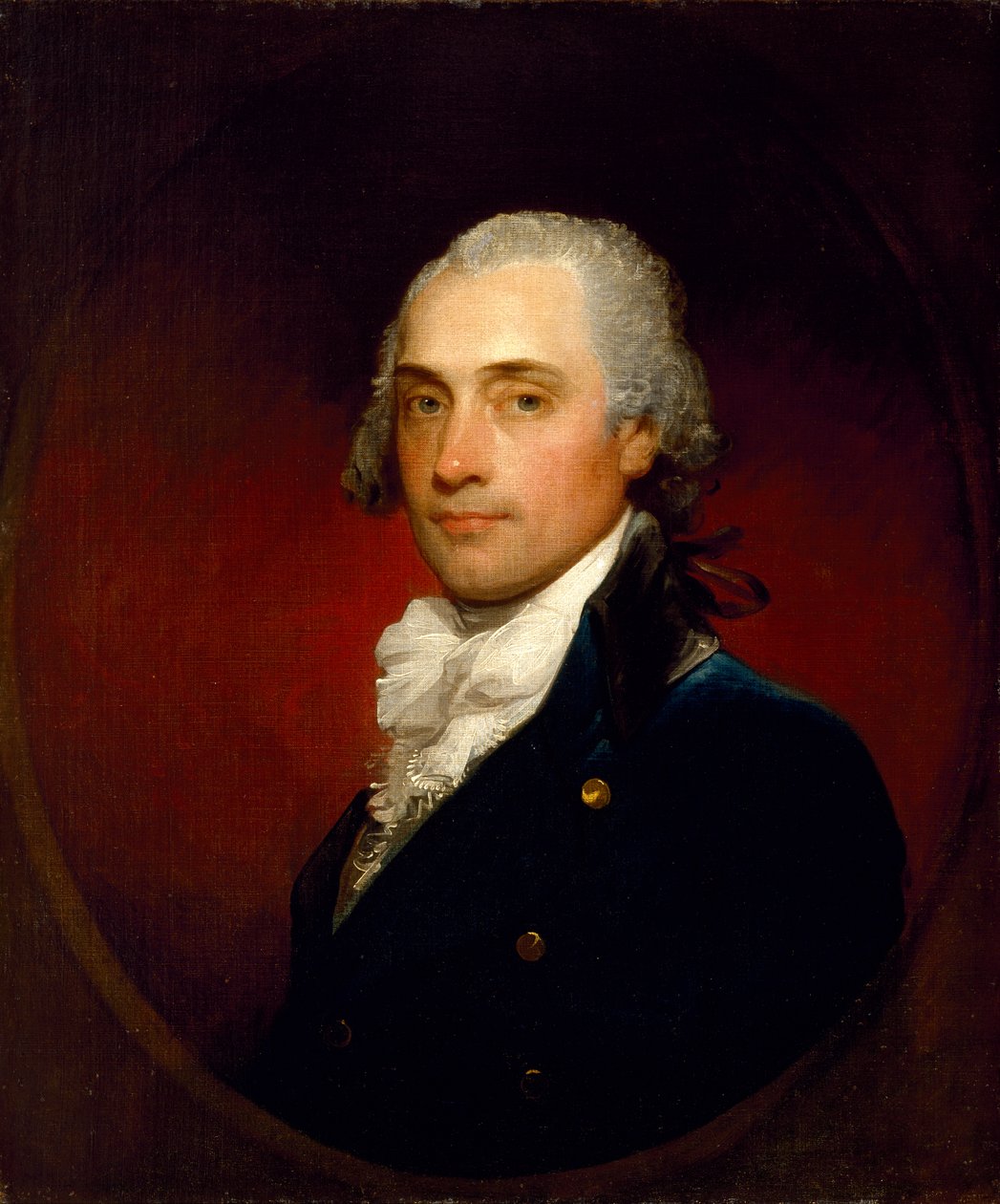 Porträtt av John Vaughan, ca 1795 av Gilbert Stuart