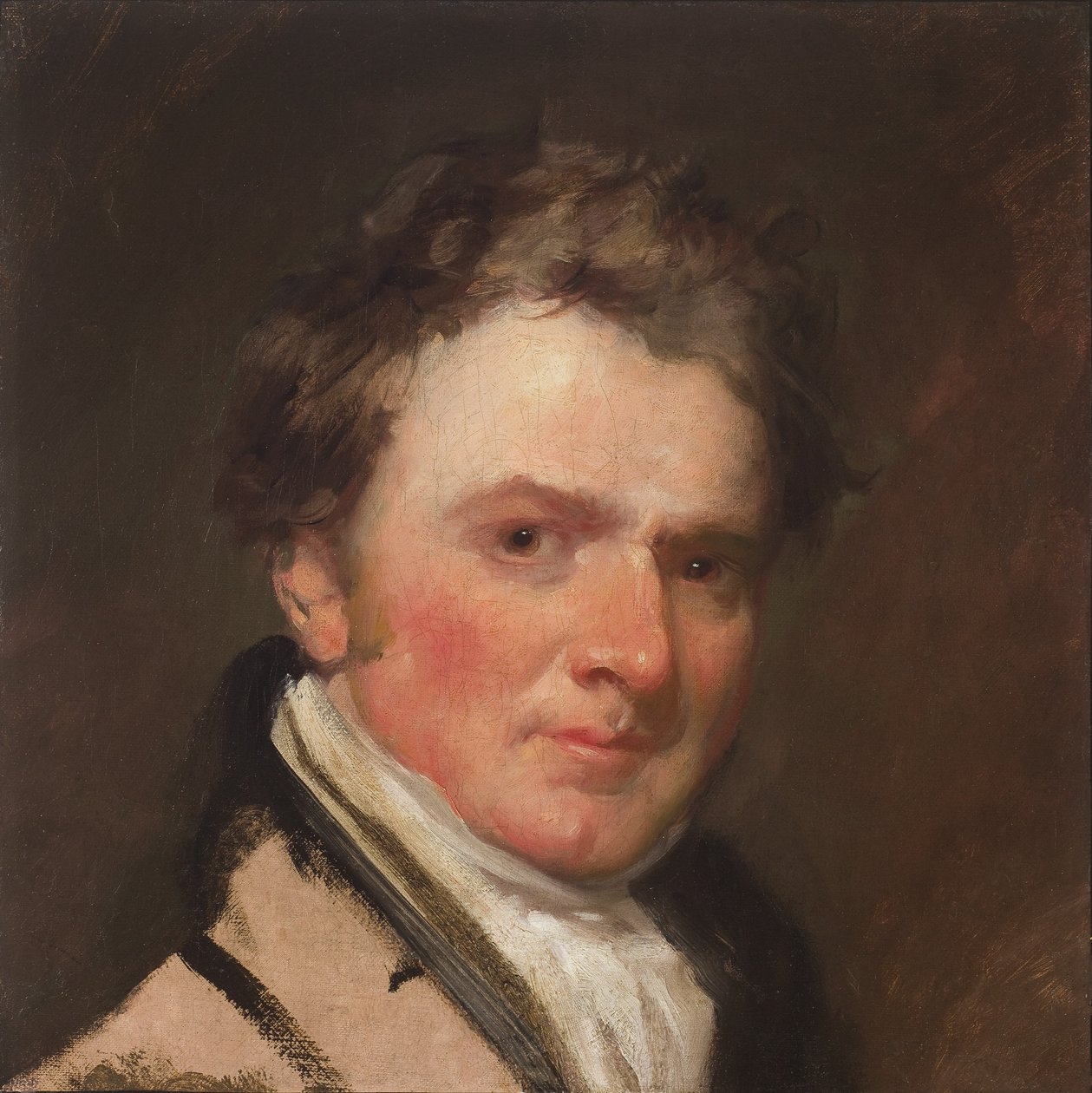 Porträtt av en gentleman, ca 1810 (olja på duk) av Gilbert Stuart