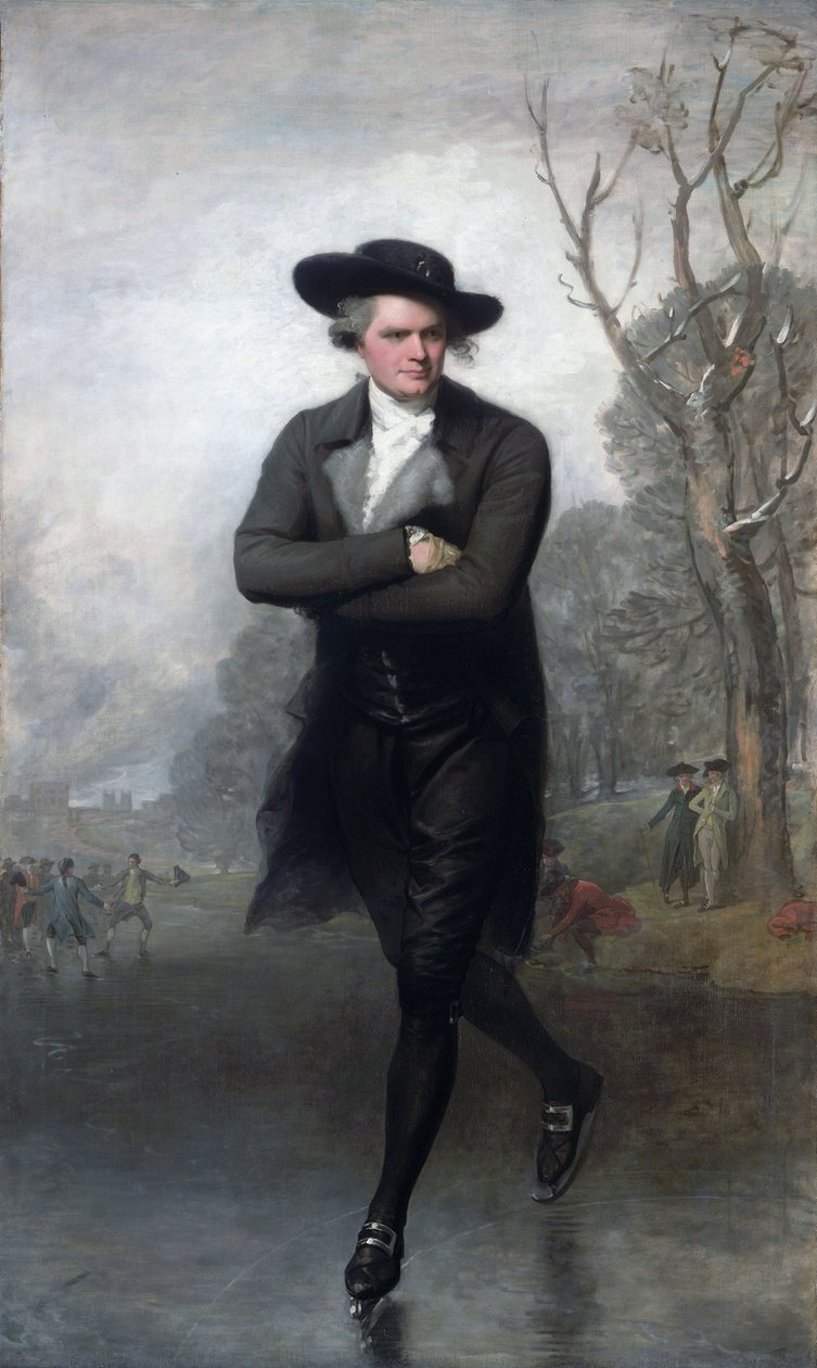 Skridskoåkaren (porträtt av William Grant) av Gilbert Stuart