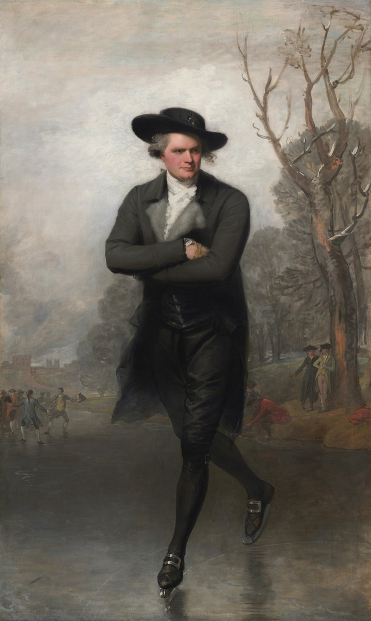 Skridskoåkaren (Porträtt av William Grant) av Gilbert Stuart
