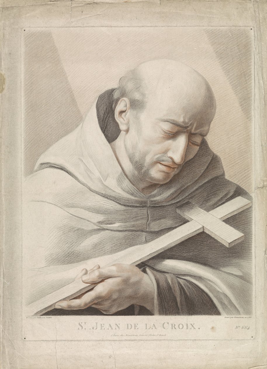 Sankt Johannes av korset av Gilles Antoine Demarteau
