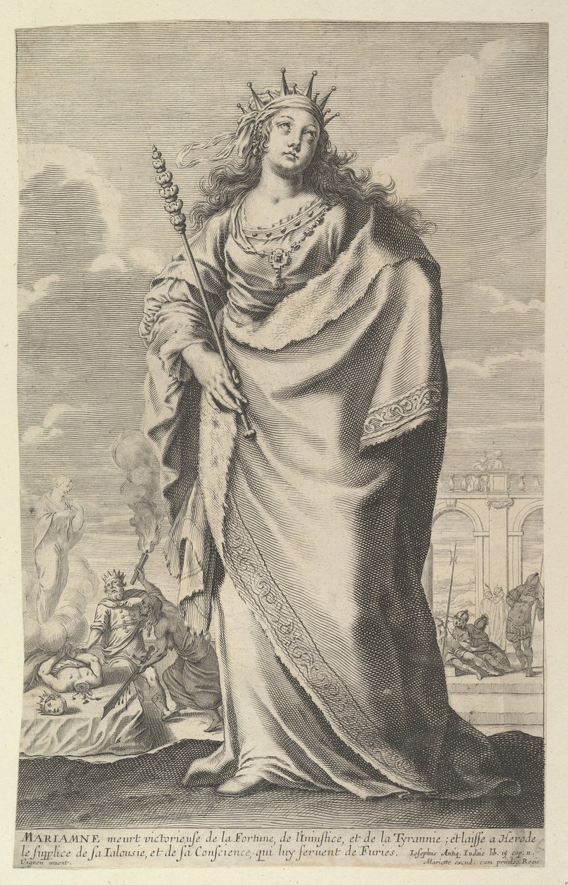 Marianne, 1647. Skapare: Gilles Rousselet, Abraham Bosse. av Gilles Rousselet and Abraham Bosse
