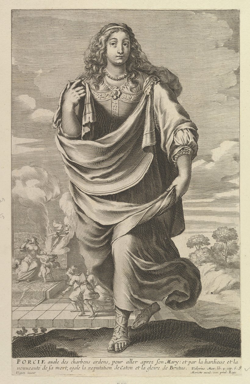 Porcie, 1647. Skapare: Gilles Rousselet, Abraham Bosse. av Gilles Rousselet and Abraham Bosse