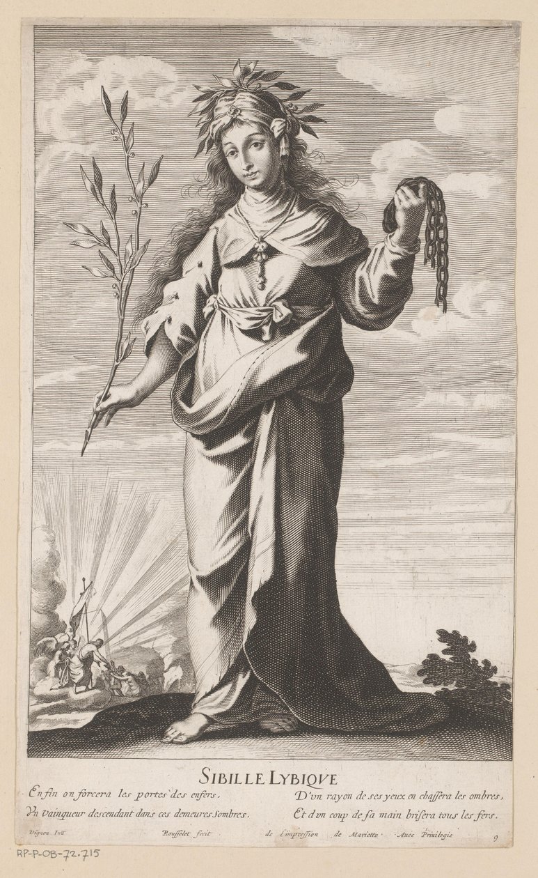 Libische sibille Sibylle Libyque (titel på objekt) Sibille (serietitel) The Sibyls (serietitel) av Gilles Rousselet