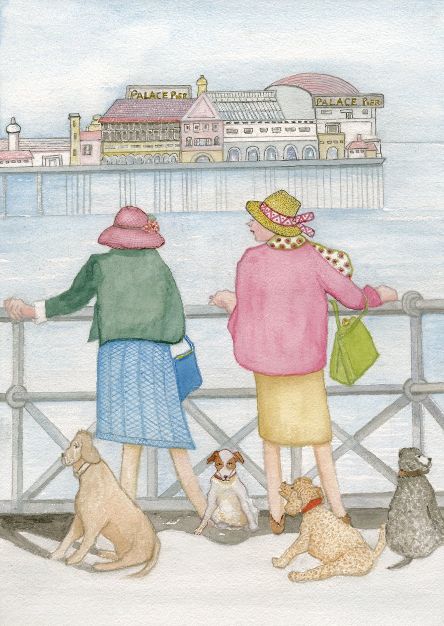Tittar ut mot havet, 2018 av Gillian Lawson