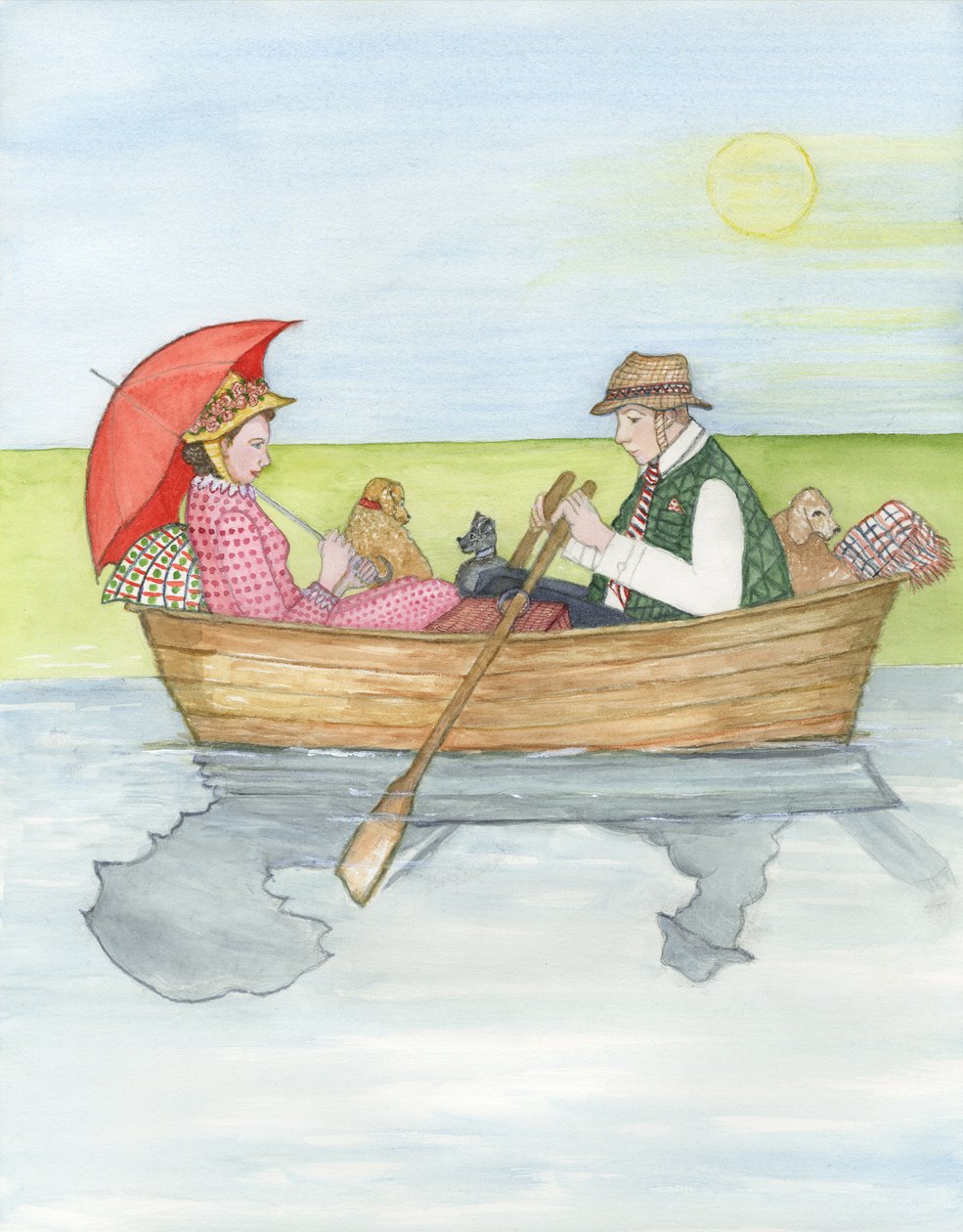 På floden, 2018 av Gillian Lawson