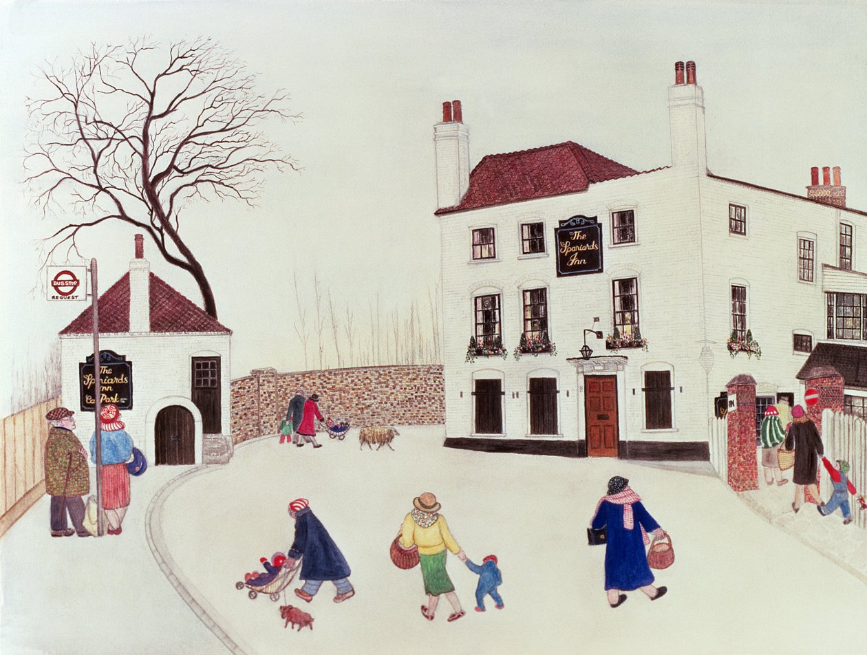 The Spanjors Inn, Hampstead Heath av Gillian Lawson