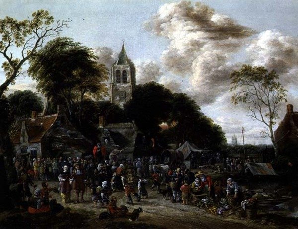 Marknadsdag av Gillis Rombouts