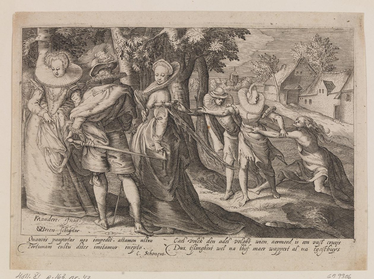 Cupid och Discord av Gillis van Breen