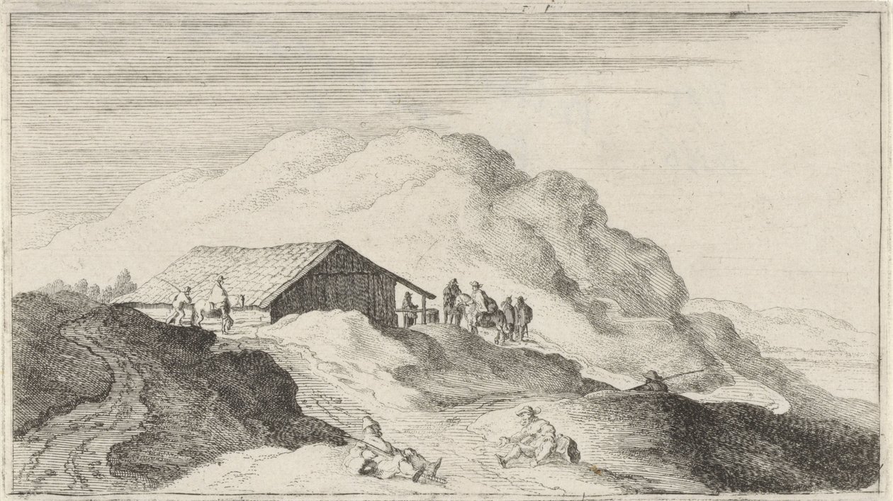 Ladugård i sanddynerna Tolv landskap (serietitel) av Gillis van Scheyndel (I)