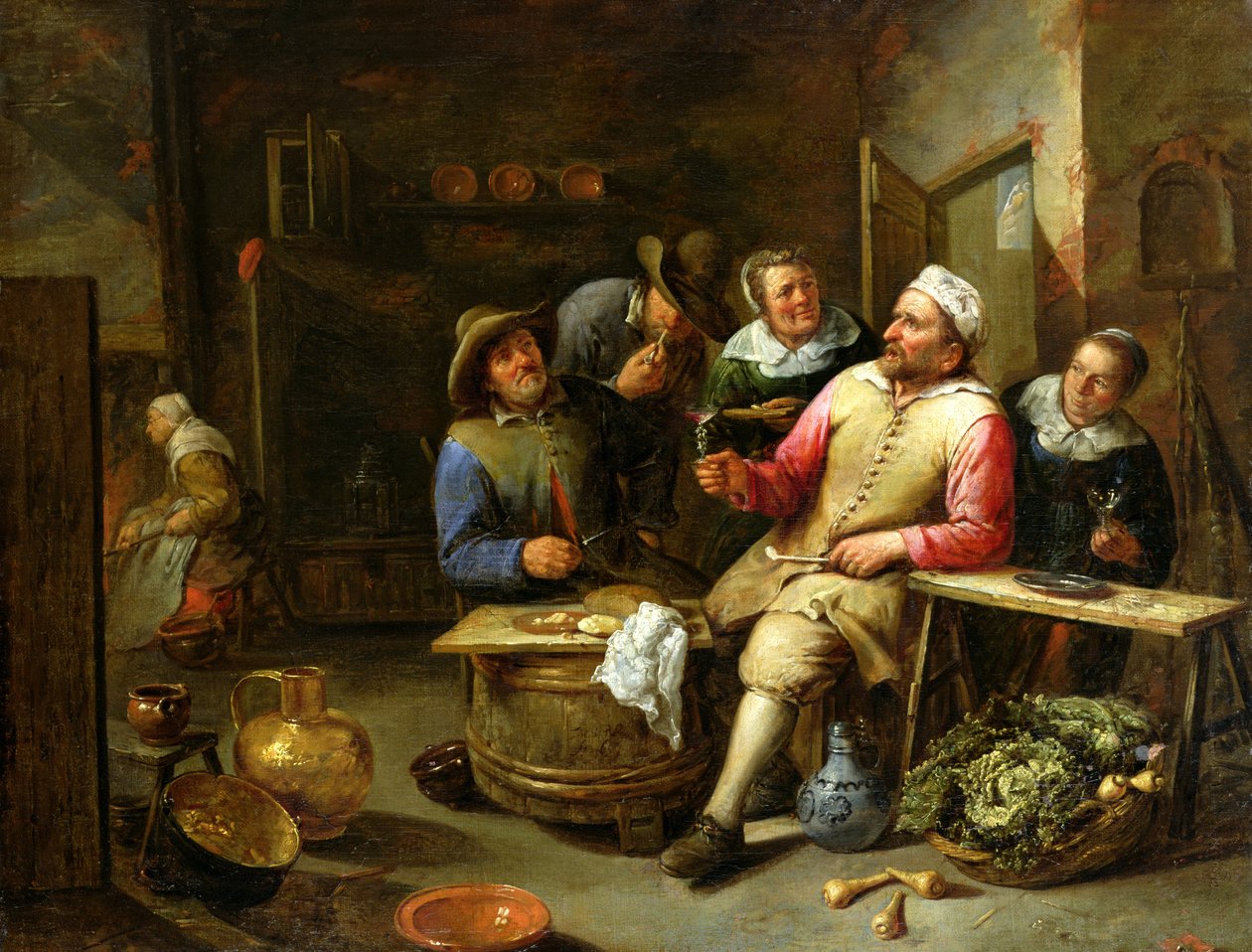 The Lounge Bar, 1657 av Gillis van Tilborgh the younger