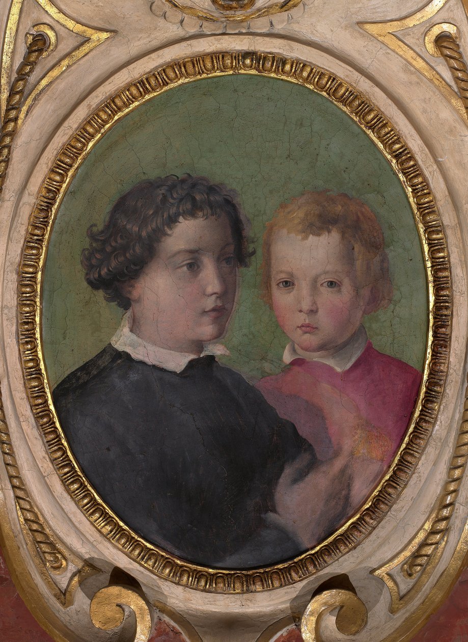 Don Giovanni and Don Garzia de Medici  av Giorgio Vasari