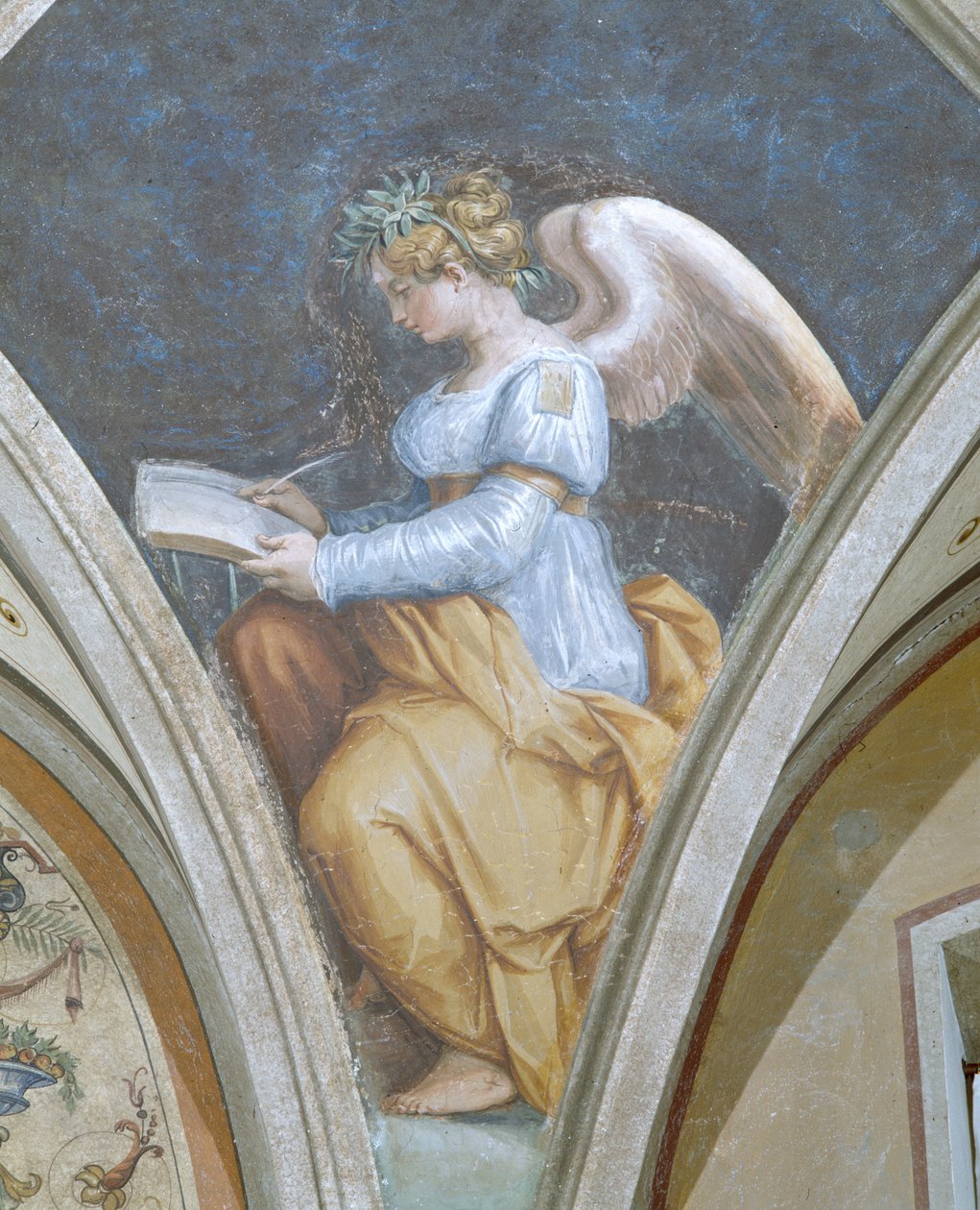 Poesi, De fyra konsterna, Peduccio, Camera della Fama, 1542 av Giorgio Vasari
