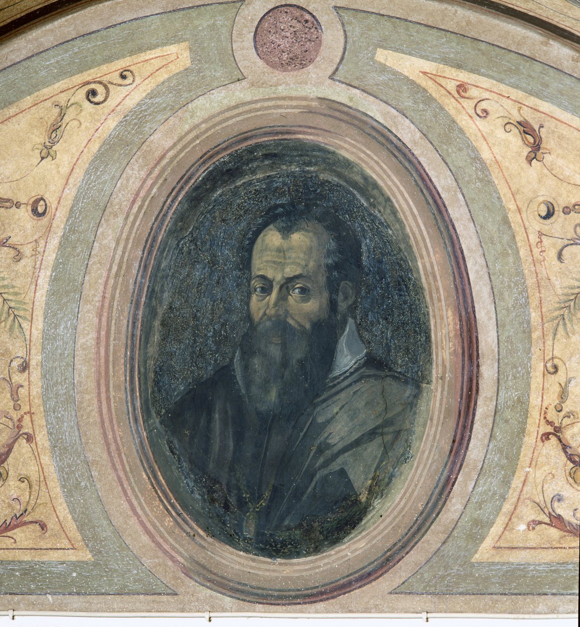 Porträtt av en man, Camera della Fama, 1548 av Giorgio Vasari